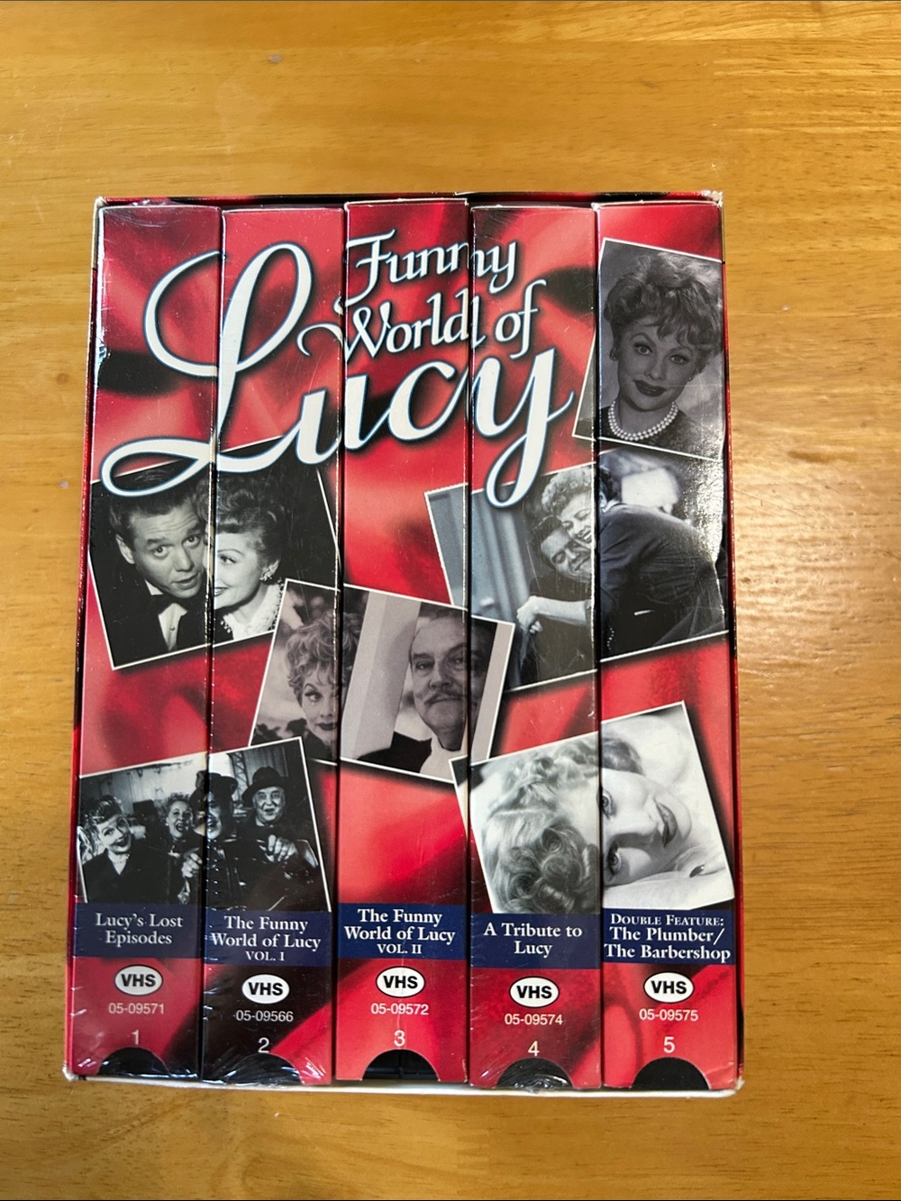 Funny World of Lucy VHS Box Set - Red and Black